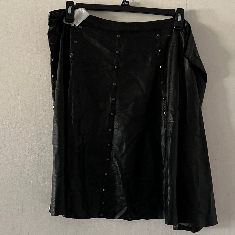 Elegant Black Studded Skirt